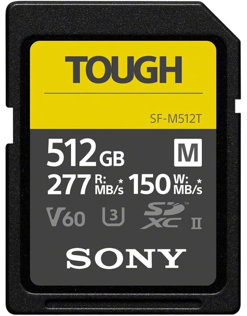 Sony Sony SDXC 512GB UHS-II SF-M Tough R277/W150 MB/s