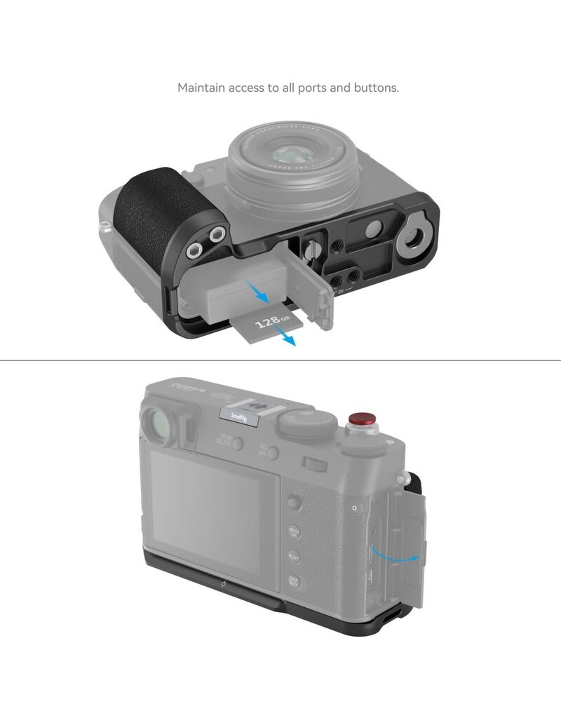 SmallRig SmallRig 4556B L-Shape Handle For Fujifilm X100VI / X100V (Black)