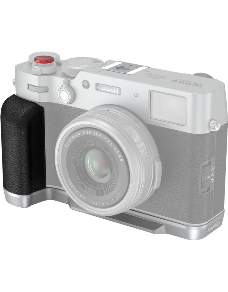 SmallRig SmallRig 4555B L-Shape Mount Plate w/ Handle For Fujifilm X100VI / X100V Silver