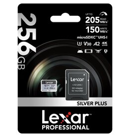 Lexar Lexar MicroSDXC Silver Plus UHS-1 256GB V30 R205/W100MB/s