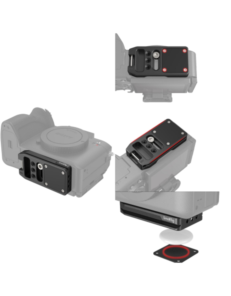 SmallRig SmallRig MD4150 Quick Release Mount Plate (Arca-Type Compatible) For Airtag