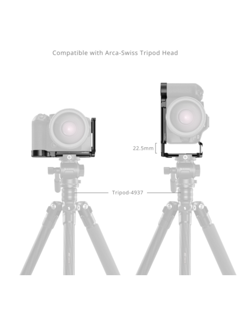SmallRig SmallRig 5962 L-Shaped Mount Plate w/ Airtag Slot For Canon EOS R6 MkIII