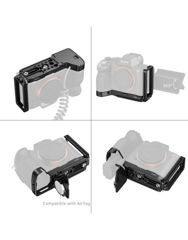SmallRig SmallRig 6034 L-Shaped Mount Plate w/ Airtag Slot For Sony Alpha 7 V / 7R V