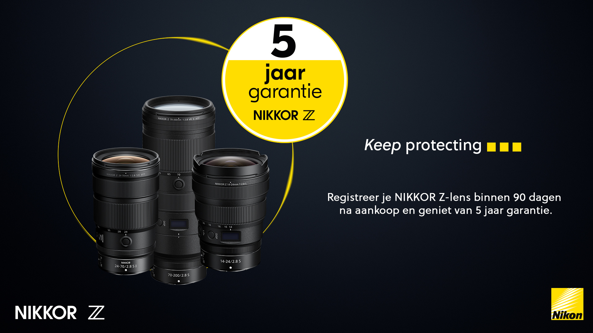 Gratis 5 jaar garantie op Nikon Z lenzen!