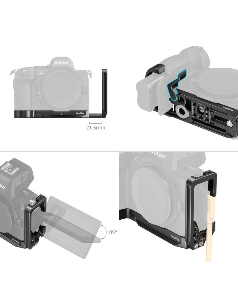SmallRig SmallRig 5256 L-Shaped Mount Plate For Nikon Z5II