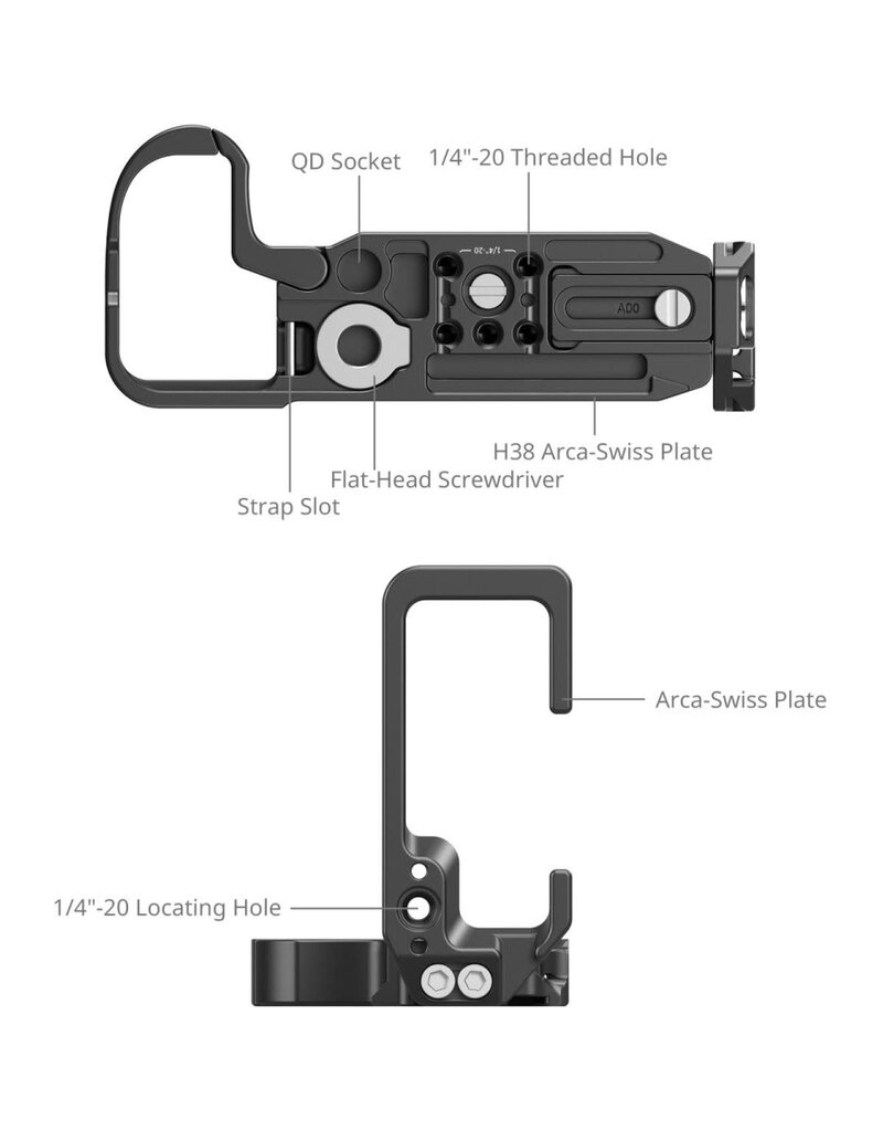 SmallRig SmallRig 5256 L-Shaped Mount Plate For Nikon Z5II