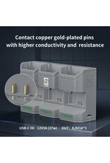 ZGCine ZGCINE Charging Case For 3 Accu's Sony NP-FZ100 (PC3-FZ100)