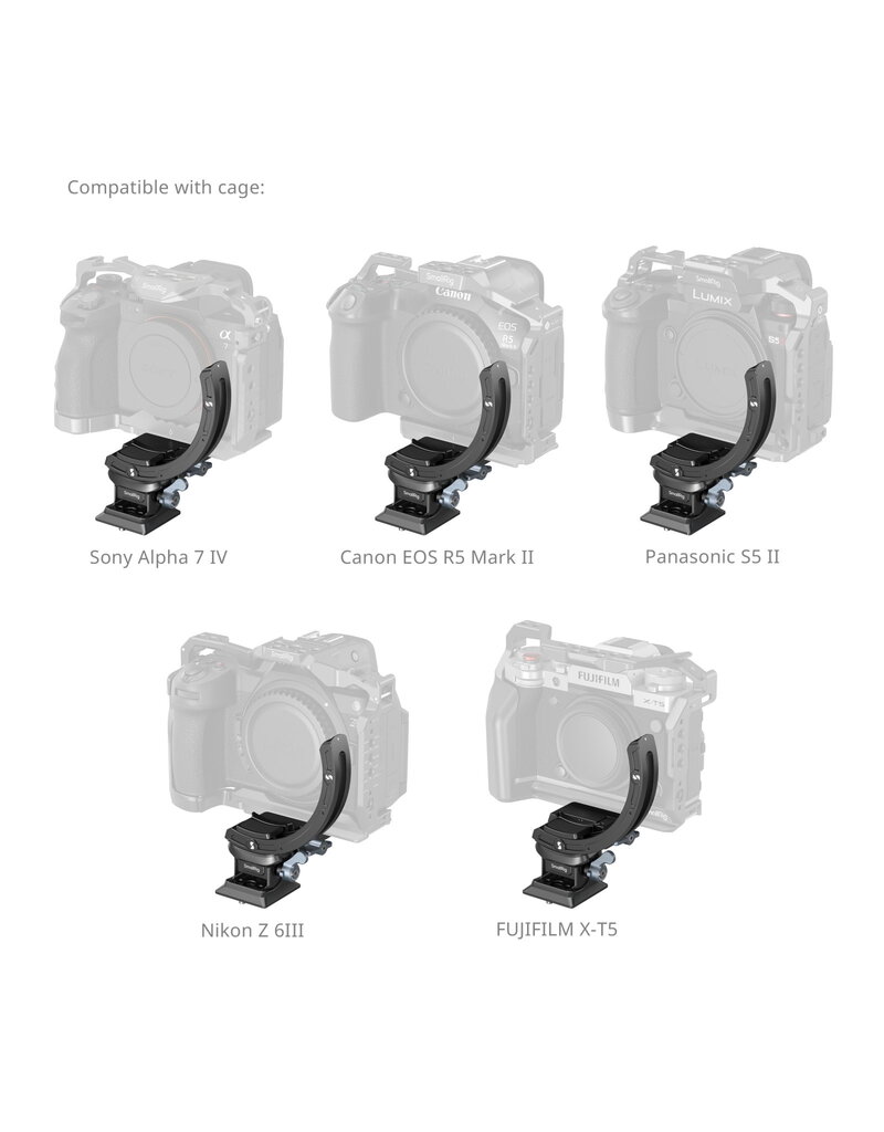 SmallRig SmallRig 4349 Horizontal To Vertical Mount Plate Kit For Mirrorless Cameras