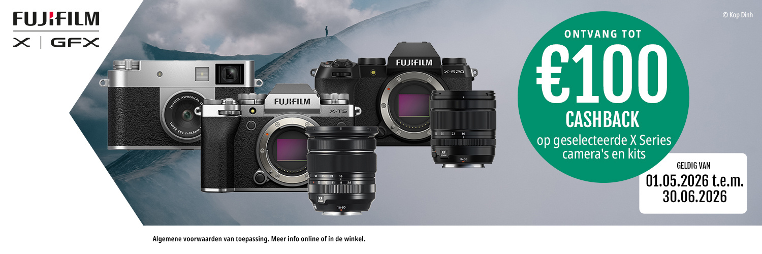 Fujifilm cashback actie