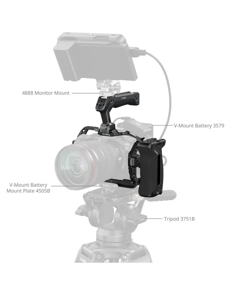 SmallRig SmallRig 5958 Hawklock Quick Release Cage Kit For Canon EOS R6 MkIII / R6 MkII