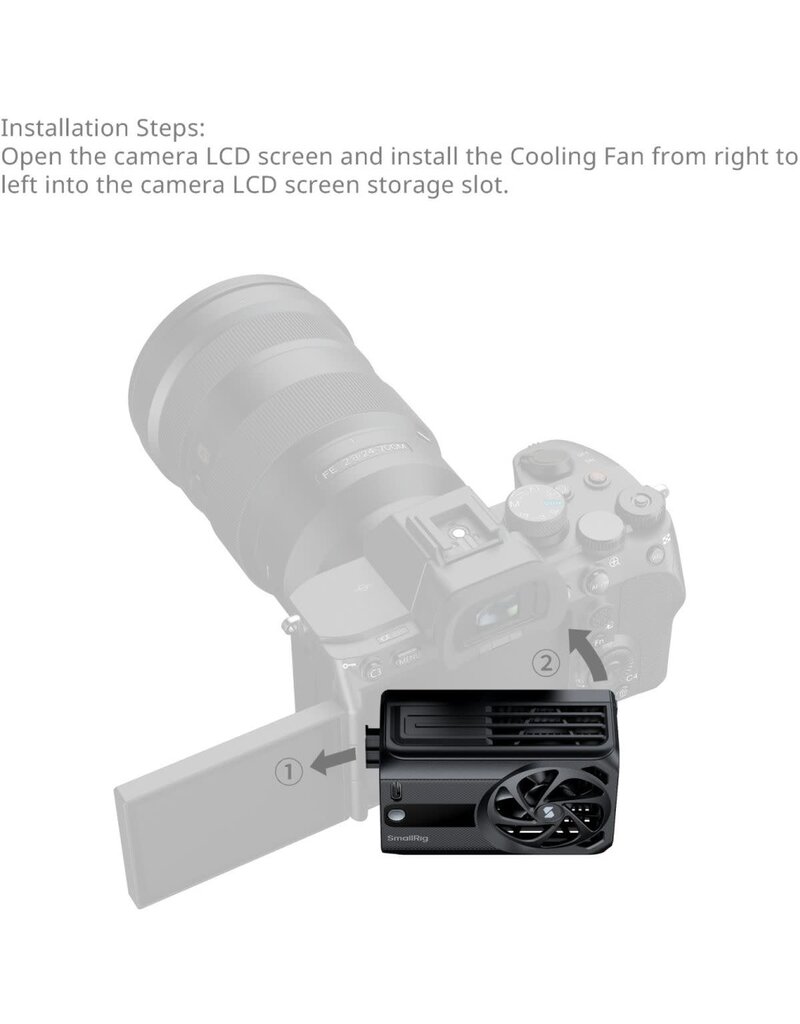 SmallRig SmallRig 5328 Cooling Fan For Mirrorless Cameras (Hybrid Cooling)