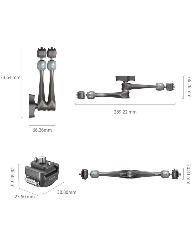 SmallRig SmallRig 4489 Hawklock H21 Quick Release Rosette Magic Arm (11)