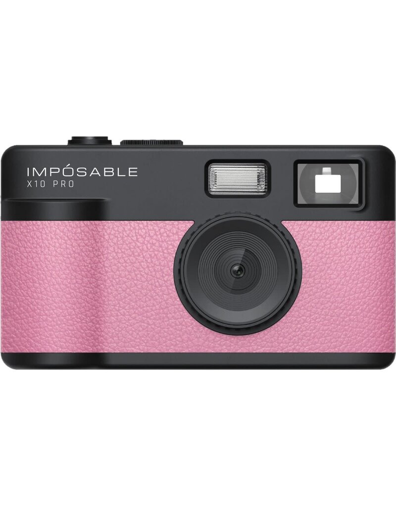Imposable IMPOSABLE X10 PRO Blush Pink 12MP Screenless Retro Camera w/ 4GB Memory Card
