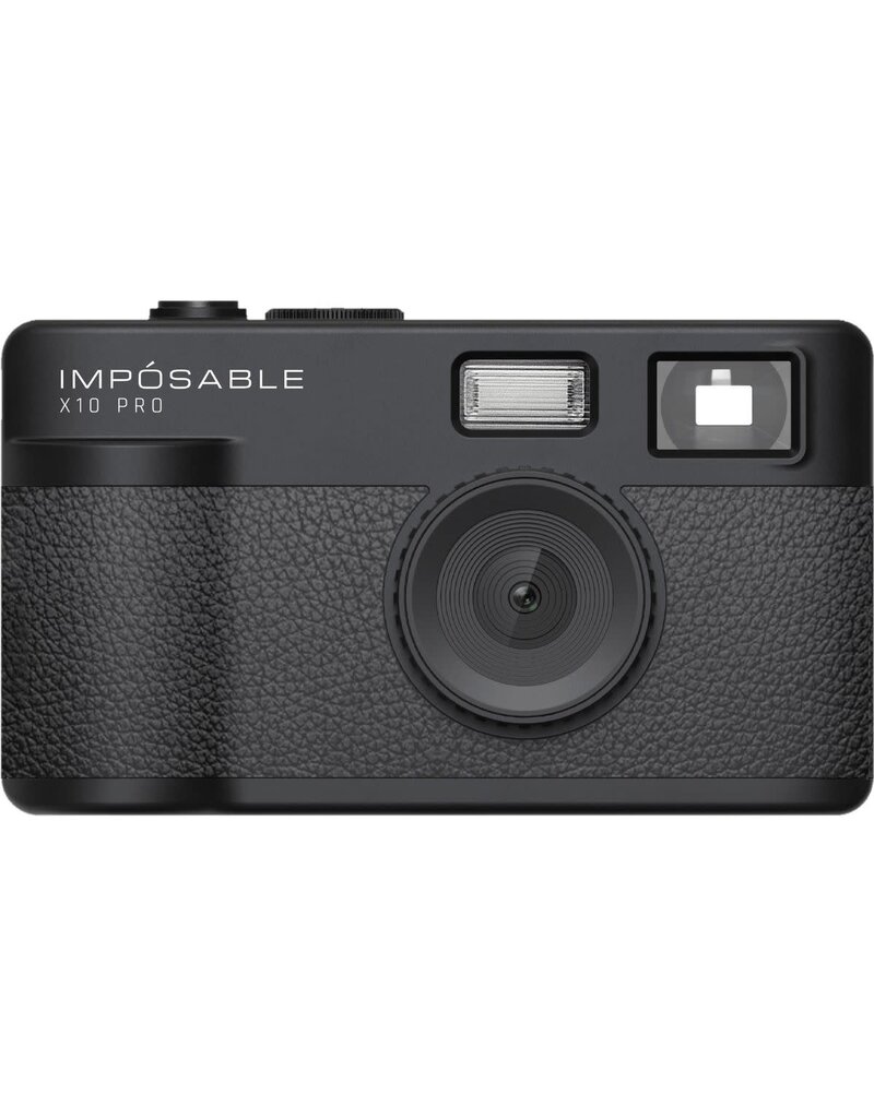 Imposable IMPOSABLE X10 PRO Midnight Black 12MP Screenless Retro Camera w/ 4GB Memory Card