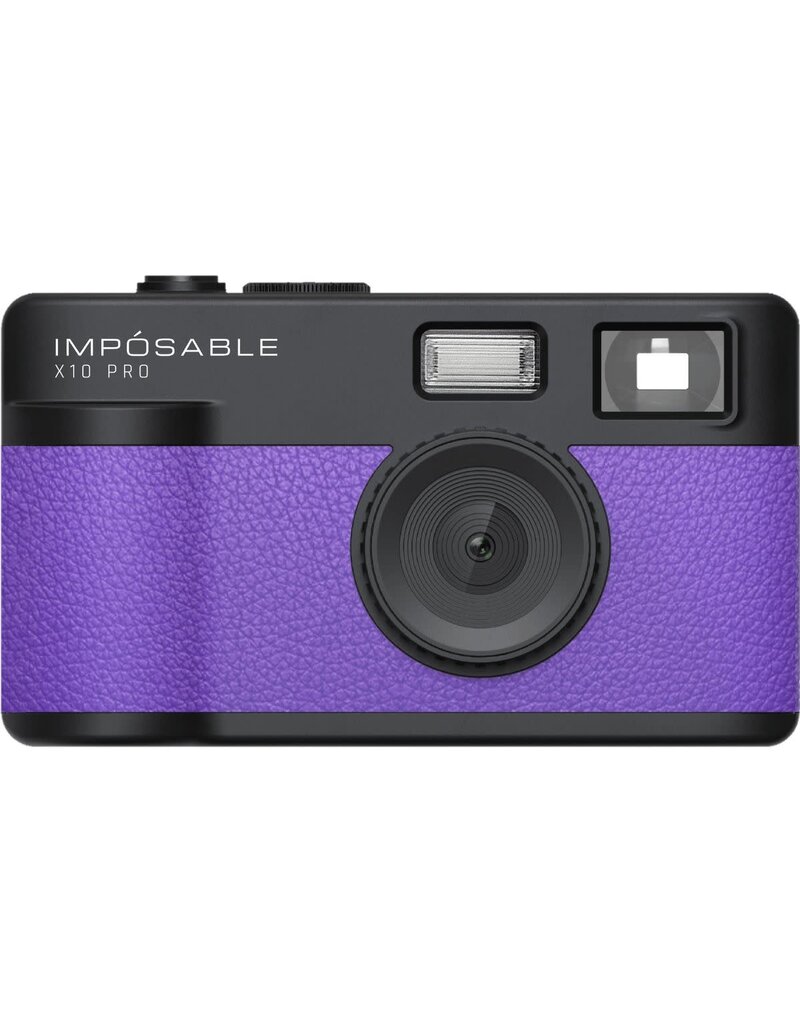 Imposable IMPOSABLE X10 PRO Royal Purple 12MP Screenless Retro Camera w/ 4GB Memory Card