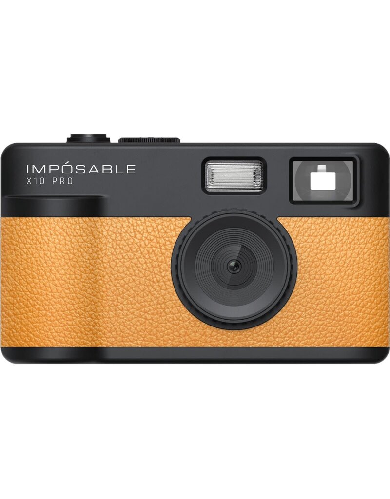 Imposable IMPOSABLE X10 PRO Sunset Yellow 12MP Screenless Retro Camera w/ 4GB Memory Card