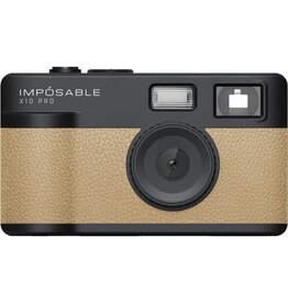 Imposable IMPOSABLE X10 PRO Classic Tan 12MP Screenless Retro Camera w/ 4GB Memory Card
