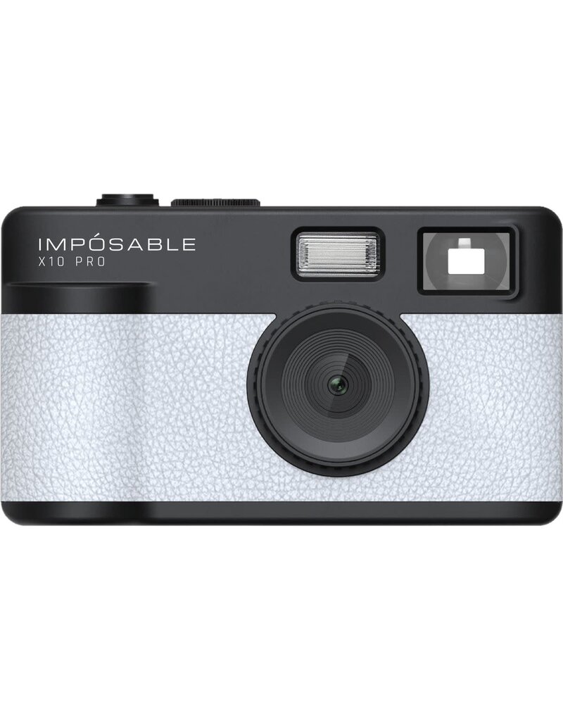 Imposable IMPOSABLE X10 PRO Arctic White 12MP Screenless Retro Camera w/ 4GB Memory Card