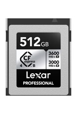 Lexar Lexar CFexpress Pro Type B Silver 4.0 Series 512GB - R3600/W3000MB/s