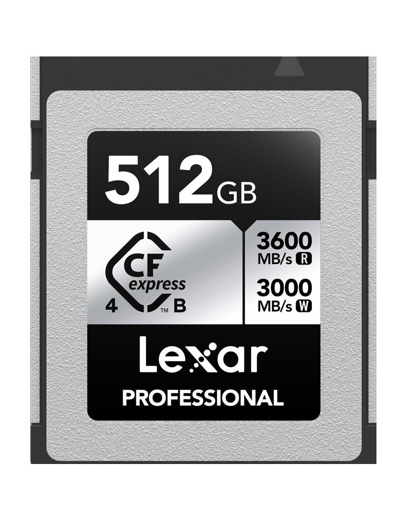 Lexar Lexar CFexpress Pro Type B Silver 4.0 Series 512GB - R3600/W3000MB/s