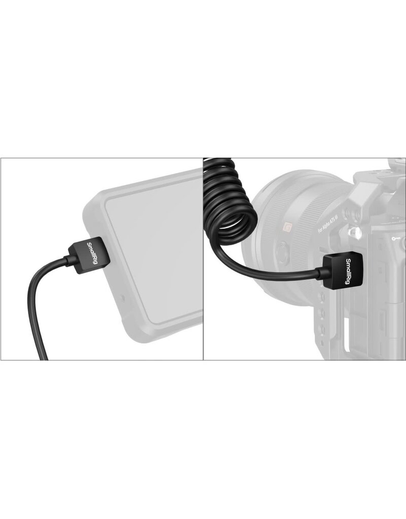 SmallRig SmallRig 4963 Coiled HDMI Data Cable (A To A)