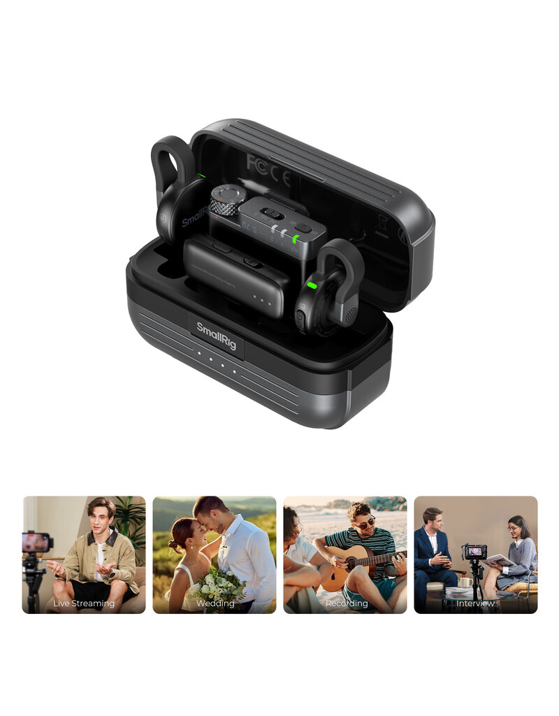SmallRig SmallRig 5715 S70 Wireless Microphone w/ Multi-Device Compatibility