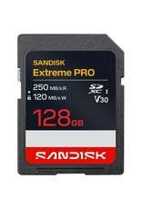 SanDisk SanDisk SDXC Extreme PRO 128GB UHS-I-V30-U3-250/120MB/s-4K UHD