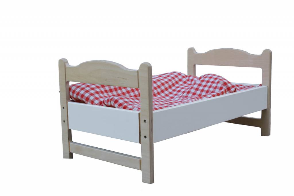 Poppenbedje, Poppen kledingkast, Poppen kledinghangers, van Dijk Toys