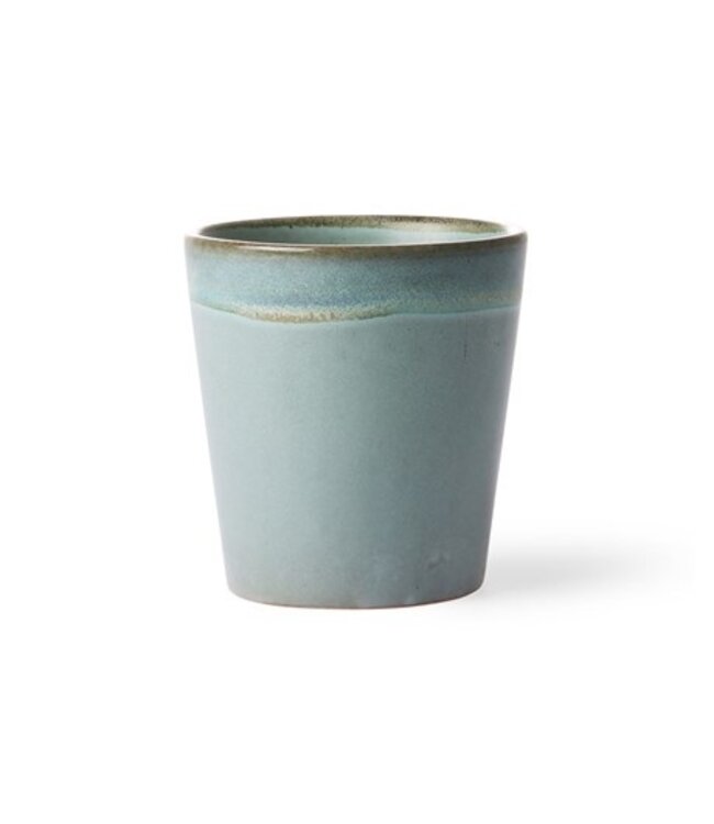 HKLIVING ceramic 70's mug: moss