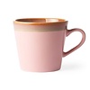 HKLIVING ceramic 70's cappuccino mug: pink