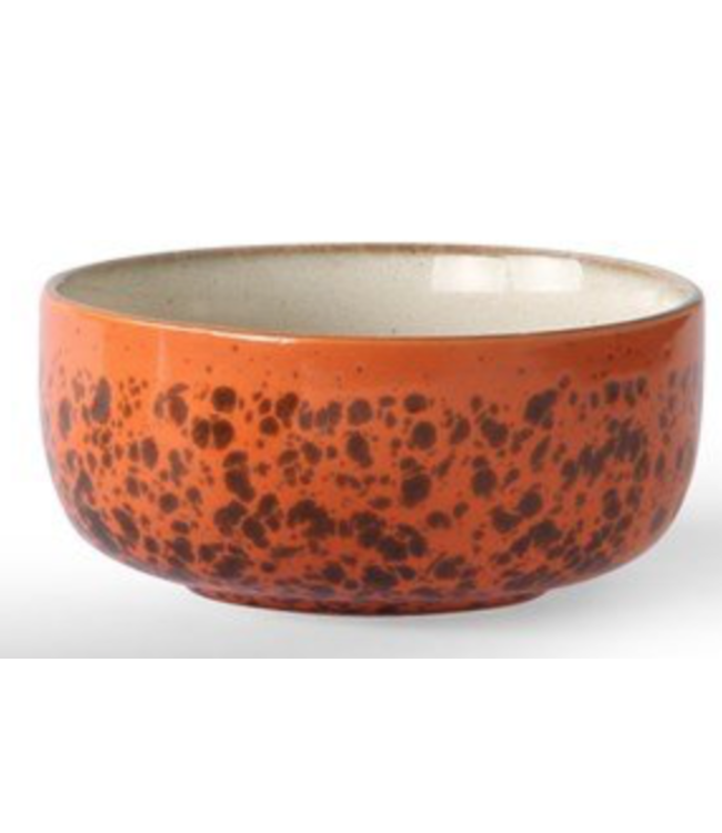 HKLIVING ceramic 70's dessert bowls p/st  ace6956c Panther