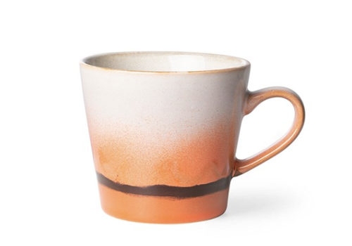  HKLIVING 70s ceramics: cappuccino mug, mars 