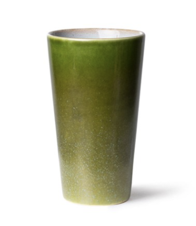 HKLIVING 70s ceramics: latte mug, grass