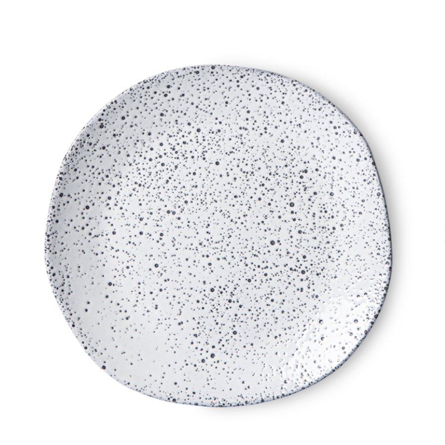 gradient ceramics: dessert plate cream-1
