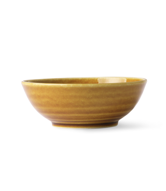 HKLIVING Kyoto ceramics: japanese soup bowl brown