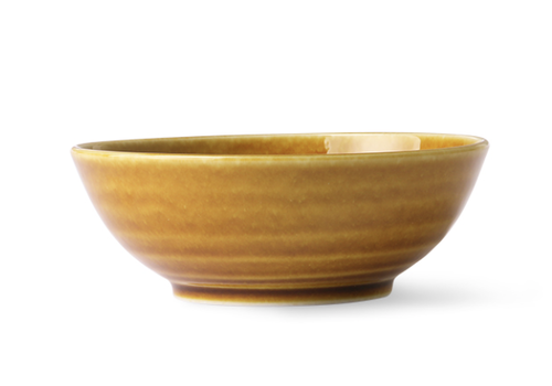  HKLIVING Kyoto ceramics: japanese soup bowl brown 
