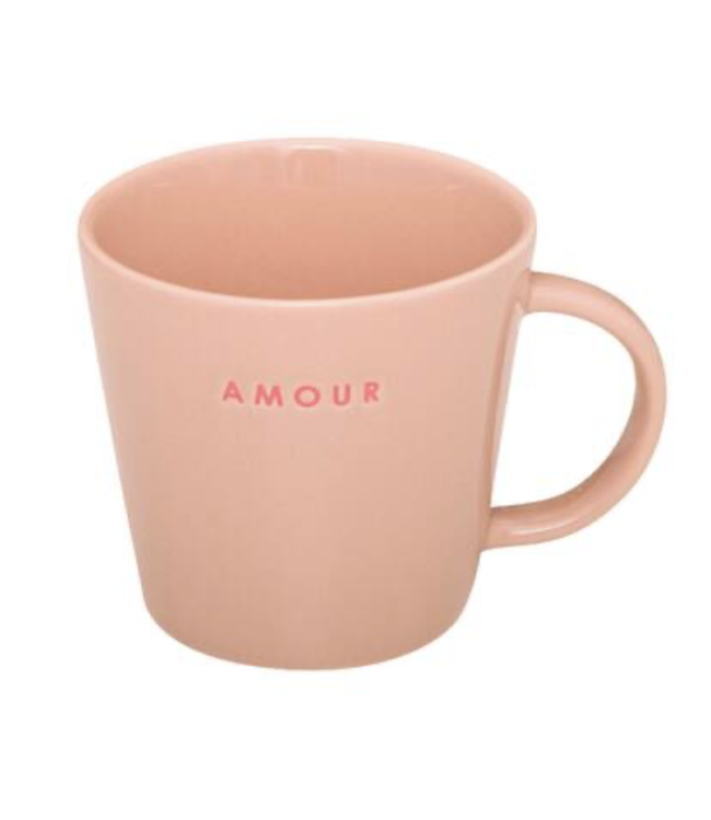 VONDELS vondels Ceramic tea cup AMOUR beige 350ml