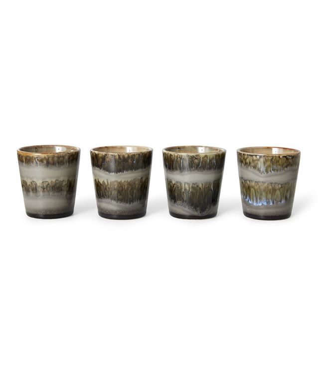 HKLIVING HK Living 70s ceramics: coffee mug, fern