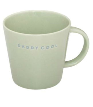 VONDELS vondels Ceramic tea cup DADDY COOL sage 350ml