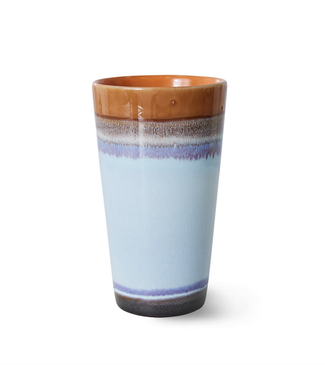 HKLIVING HK Living 70s ceramics: latte mug, ash