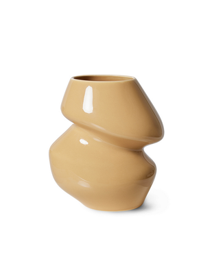 HKLIVING HK Living Ceramic vase organic cappuccino S