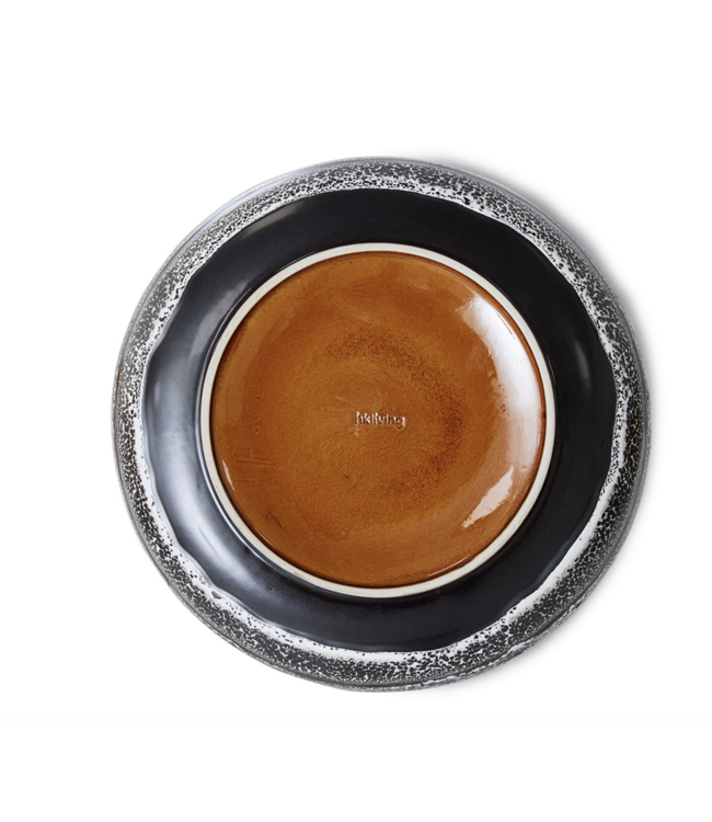 HKLIVING HK Living 70s ceramics salad bowl, rock on