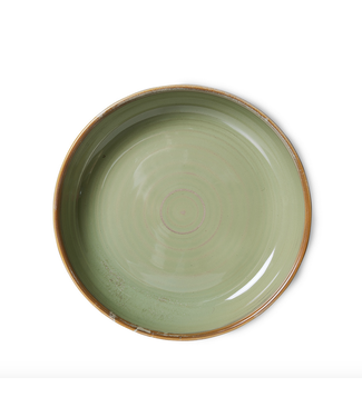 HKLIVING HK Living chefs ceramics deep plate M Moss
