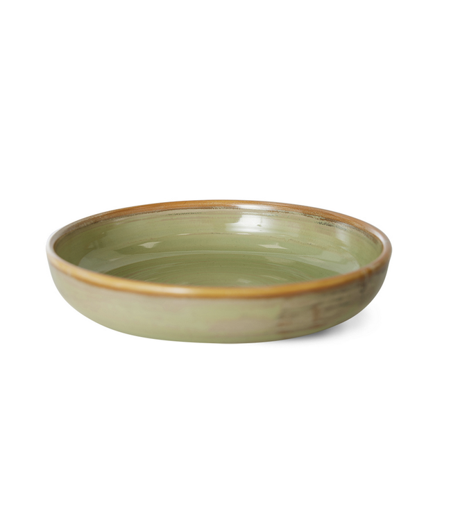 HKLIVING HK Living chefs ceramics deep plate M Moss