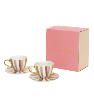 URBAN NATURE CULTURE UNC Good Morning Cup Cappuccino/Tea and Plate Joyful C, set in gift pack