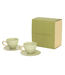 URBAN NATURE CULTURE UNC Good Morning Cup Cappuccino/Tea and Plate pale green, set in gift pack