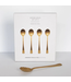 URBAN NATURE CULTURE Urban Nature Culture spoon gold, set of 4, in gift pack