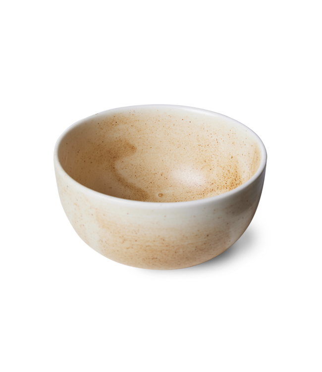 HKLIVING HK Living chef ceramics bowl, rustic cream brown