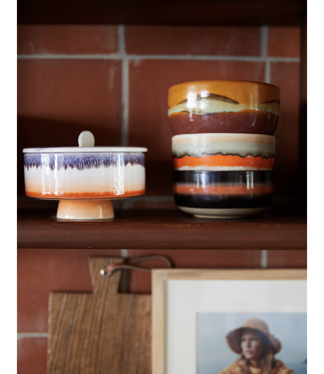 HKLIVING HK Living 70s ceramics: bonbon bowl, mauve