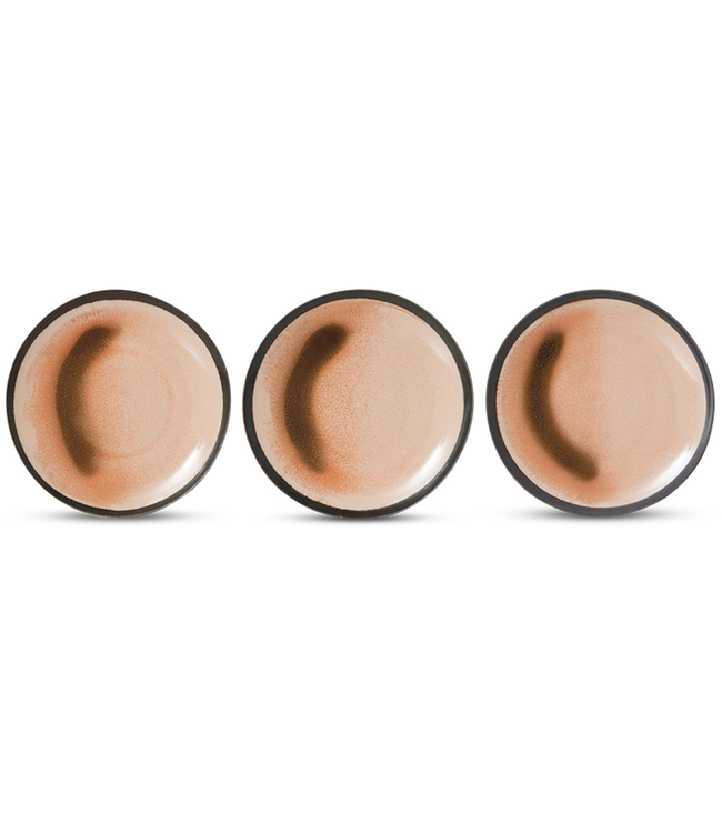 HKLIVING HK Living 70s ceramics: dessert plates, horizon